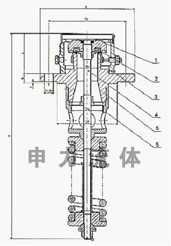 车用内置式安全阀